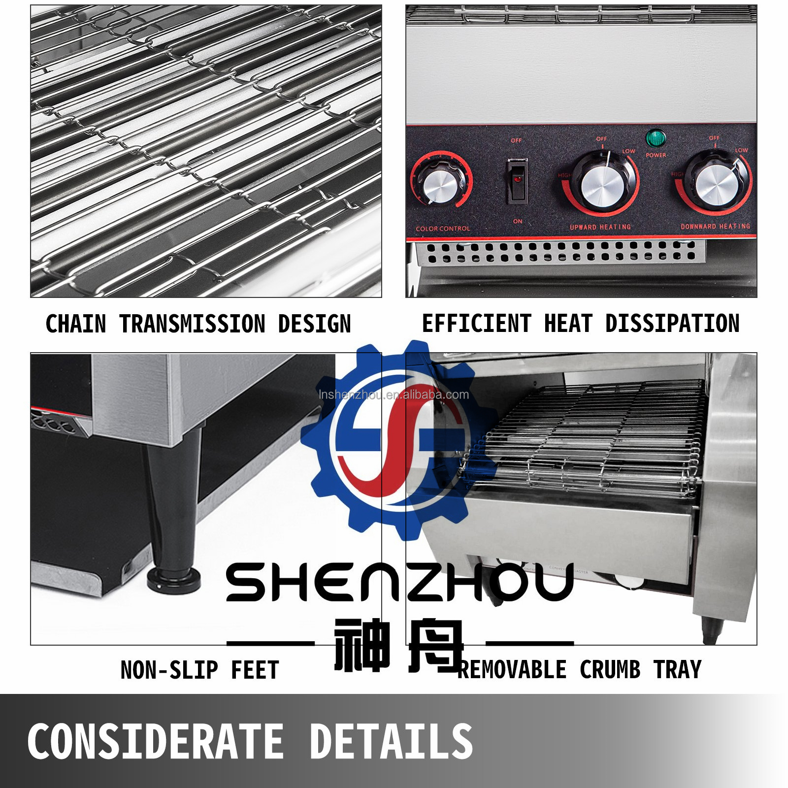 شنتشو - أفاتوست، معدات مطاعم تجارية ناقلة، محمصة خبز، بيغل، آلة طعام 11