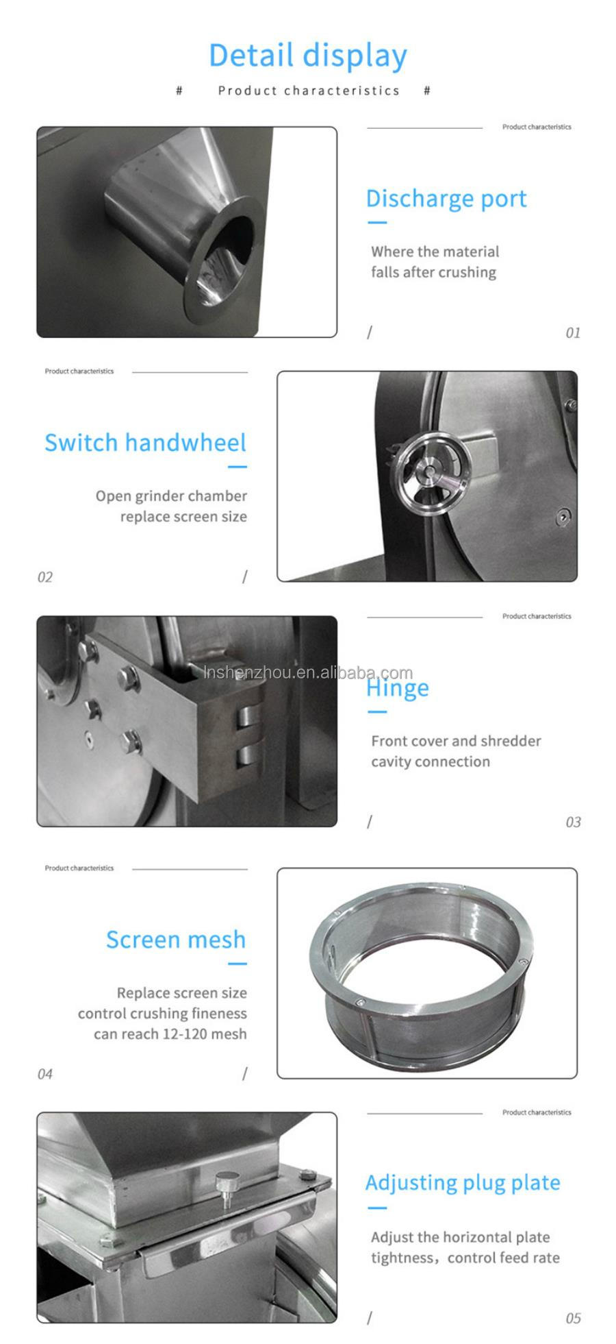 Shenzhou - Spice Powder Grinding Making Machine Drying & granulator Machine 9