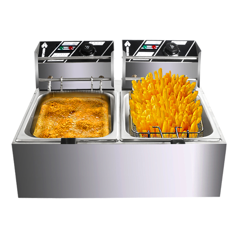 Shenzhou - Hot sale stainless steel gas fryer french fries machine ce Food Machine 6