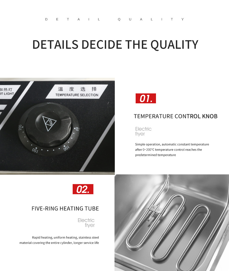 Shenzhou - Hot sale stainless steel gas fryer french fries machine ce Food Machine 9