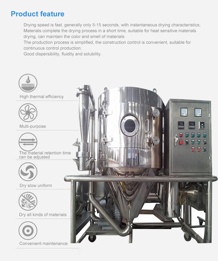Shenzhou - Commerical spray dryer Coffee Egg Milk Powder Making Centrifugal Spray Drying Machine Drying & granulator Machine 10