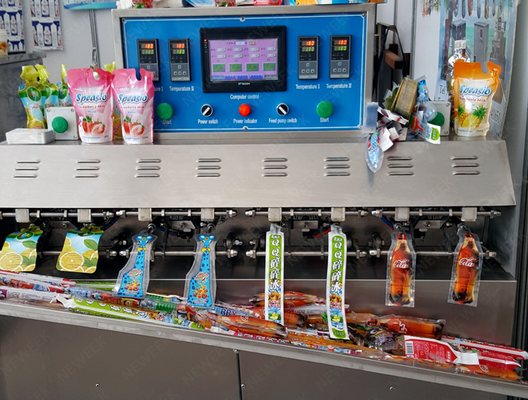 Shenzhou - Automatic Jelly Yogurt Ice Cream Juice Sugar Honey Rotary Cup Discal Filling Capping Sealing Machine Filling&Packing Machine 9