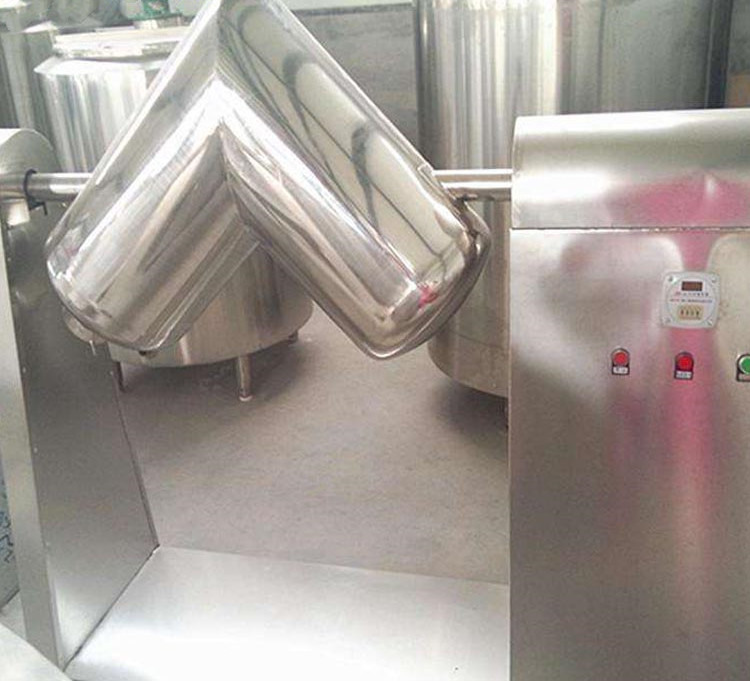 선저우 - 어거스트 산업용 분말 믹서 V 믹서 분말 V 기계 화학 혼합 장비 발효 및 혼합기 8