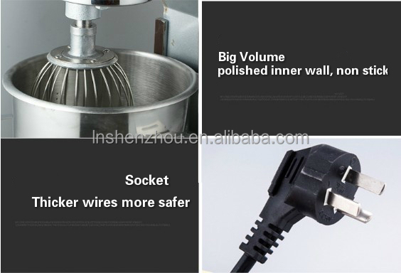 Shenzhou - 50L Bread Mixer 50 Kg Planetary Pizza Dough Mixer Stand / Table Dough Hook Beater Ejector Button,bowl-lift Design SHENZHOU DD305 Mixing machine 15