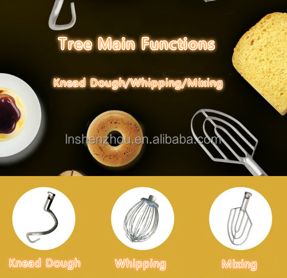 Shenzhou - 50L Bread Mixer 50 Kg Planetary Pizza Dough Mixer Stand / Table Dough Hook Beater Ejector Button,bowl-lift Design SHENZHOU DD305 Mixing machine 9