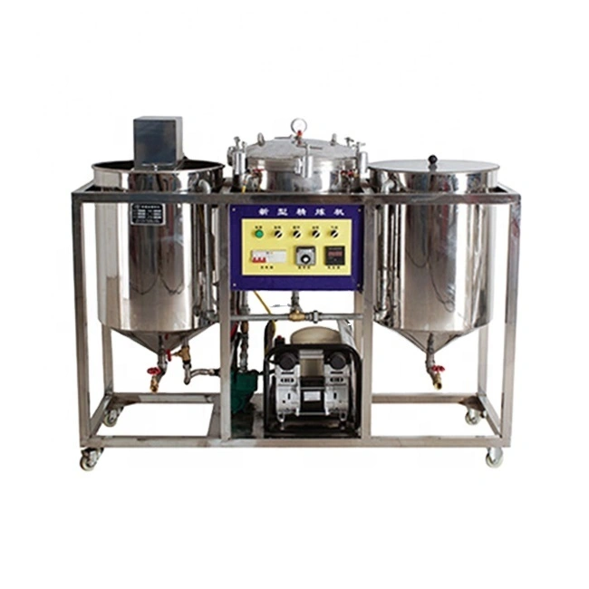 Shenzhou - Small scale edible oil refining machine crude oil refinery machine, mini vegetable oil machine refinery Oil Press Machine 1