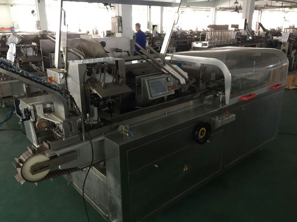 선저우 - 자동 고속 반투명 필름 유리병 연고/카토닝 포장기 충전 및 포장기 11