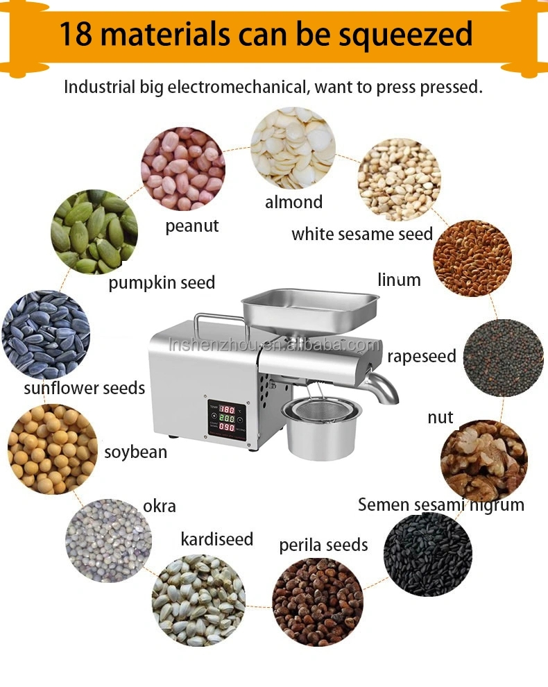 Shenzhou - macadamia nut oil press Oil Press Machine 8