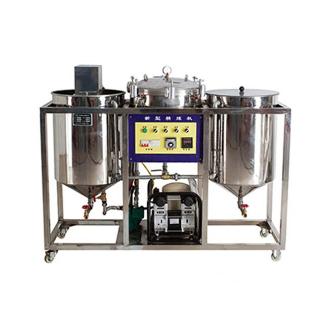 Shenzhou - crude palm oil refinery plant/mini vegetable oil machine refinery/oil physical refining equipment Oil Press Machine 1