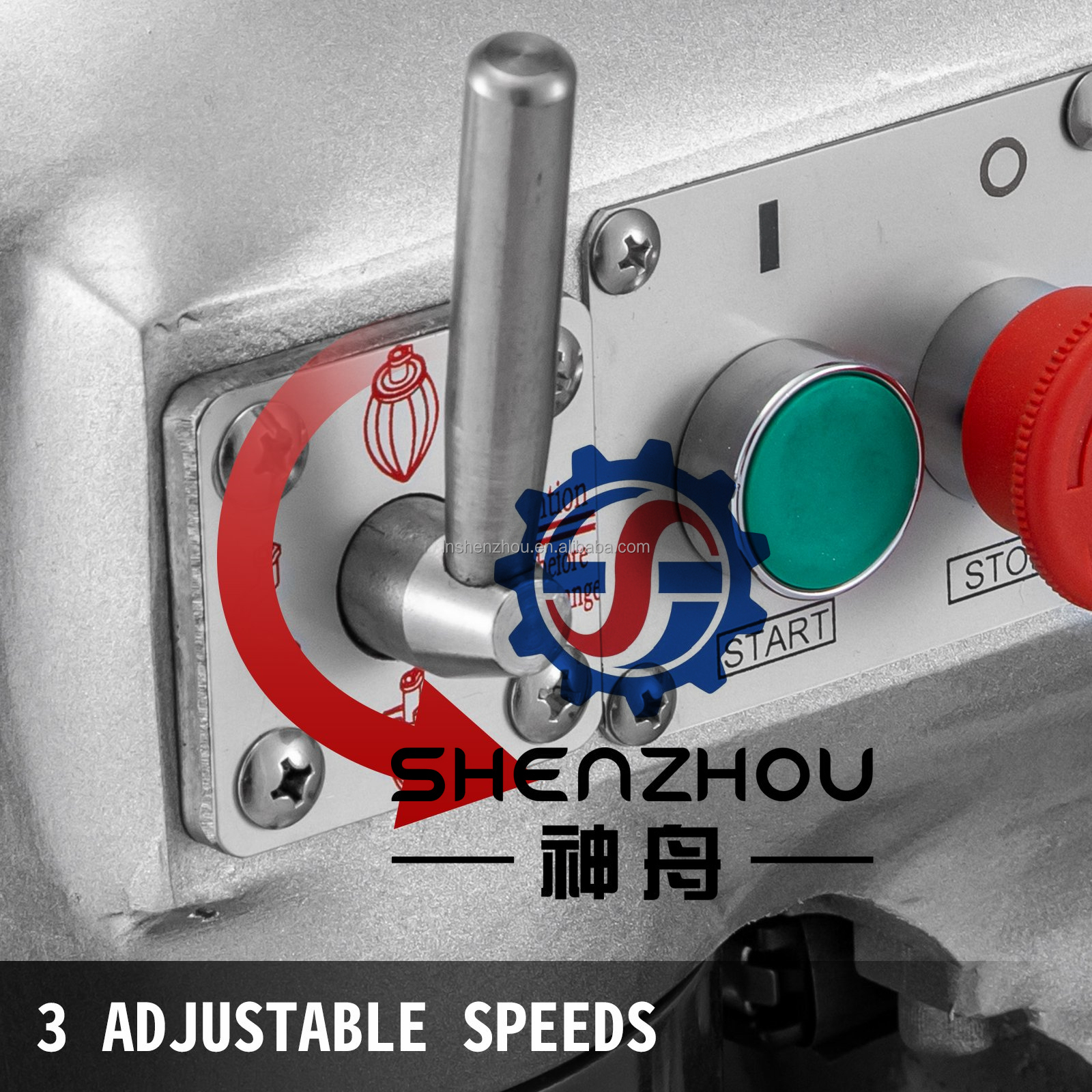 Shenzhou - Gewerblicher Lebensmittelmixer für Kuchen, Brot und Bäckereien, Industriemixer, Backform-Mischmaschine 11