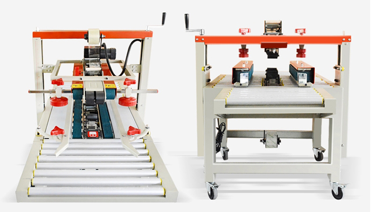 Shenzhou - Halbautomatische Klebeband-Kartonverschließmaschine für Lebensmittelverpackungen 9