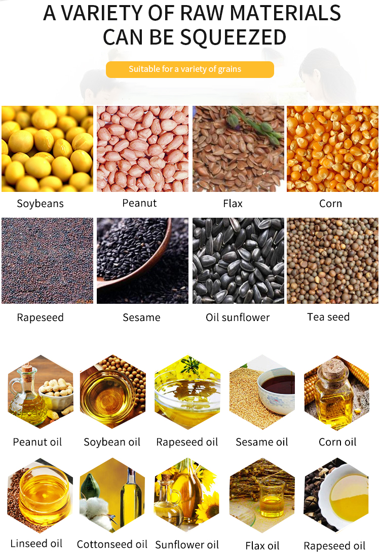 Shenzhou - RS-60 Small Screw Oil Press Machine/Oil refining Machine/soybean oil press with high yield Oil Press Machine 7