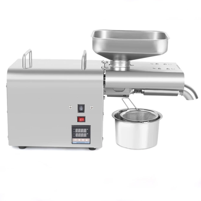 Shenzhou - Most Popular Products Household Sesame Coconut Hot And Cold Small Olive Oil Press Machine Price Cold Mini Oil Press Machine Oil Press Machine 1