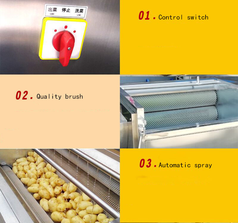 Shenzhou - Máquina industrial de descascar batatas à venda. Máquina para a indústria alimentícia. 12