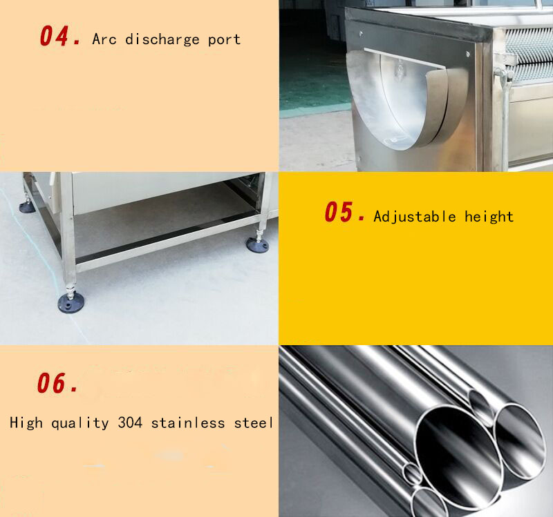 Shenzhou - Máquina industrial de descascar batatas à venda. Máquina para a indústria alimentícia. 13