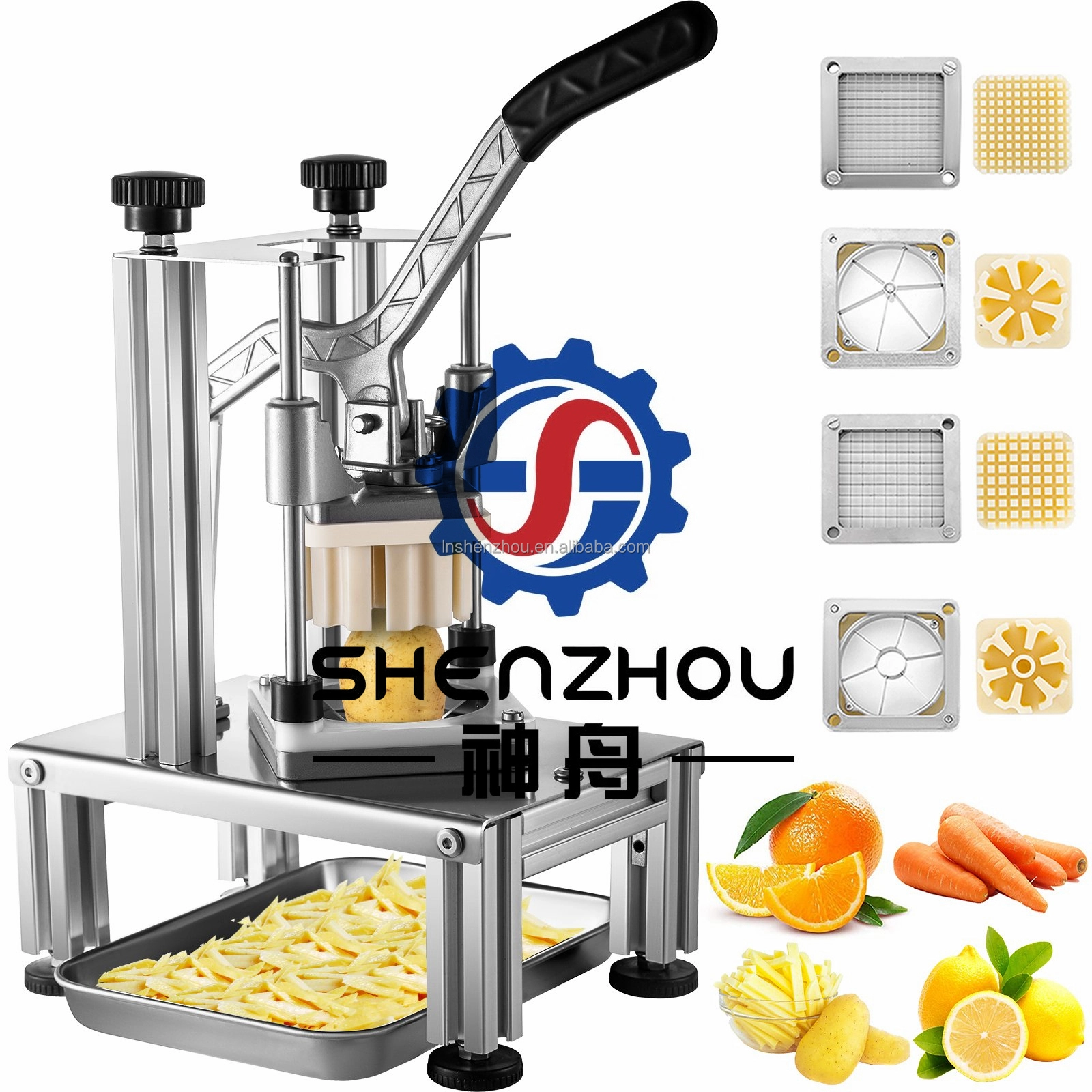 선저우 - 상업용 야채 다지기/깍둑썰기 기계용 스테인리스 스틸 교체용 칼날 (상업용 야채/과일 다지기/깍둑썰기 기계용) 1