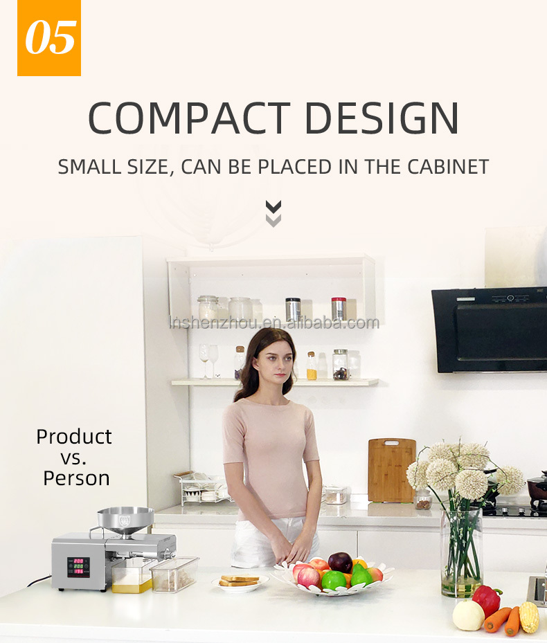 Shenzhou - Shenzhou home use Oil pressing machine Nuts Seeds Oil Presser Pressing Machine Oil Press Machine 16