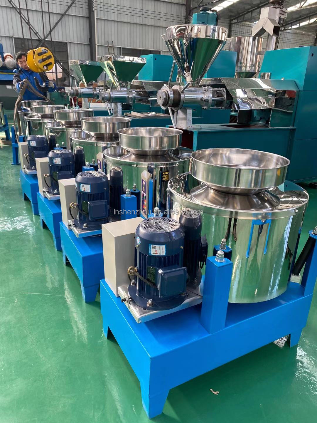 Shenzhou - Edible oil filter centrifugal oil filter peanut oil high-speed filter Oil Press Machine 13