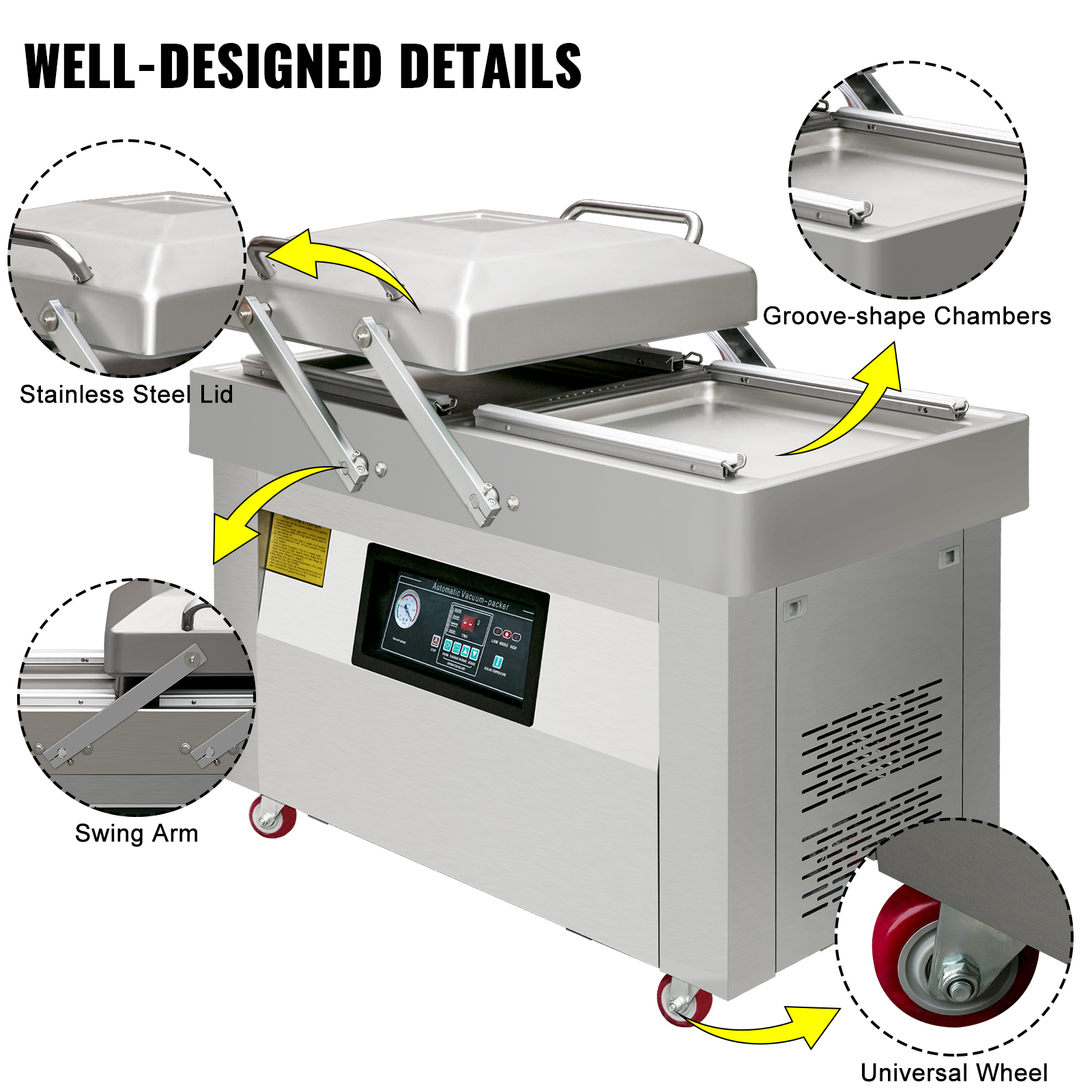 Shenzhou - Vacuum Sealer Double Chamber Vacuum Packaging Machine Filling&Packing Machine 12