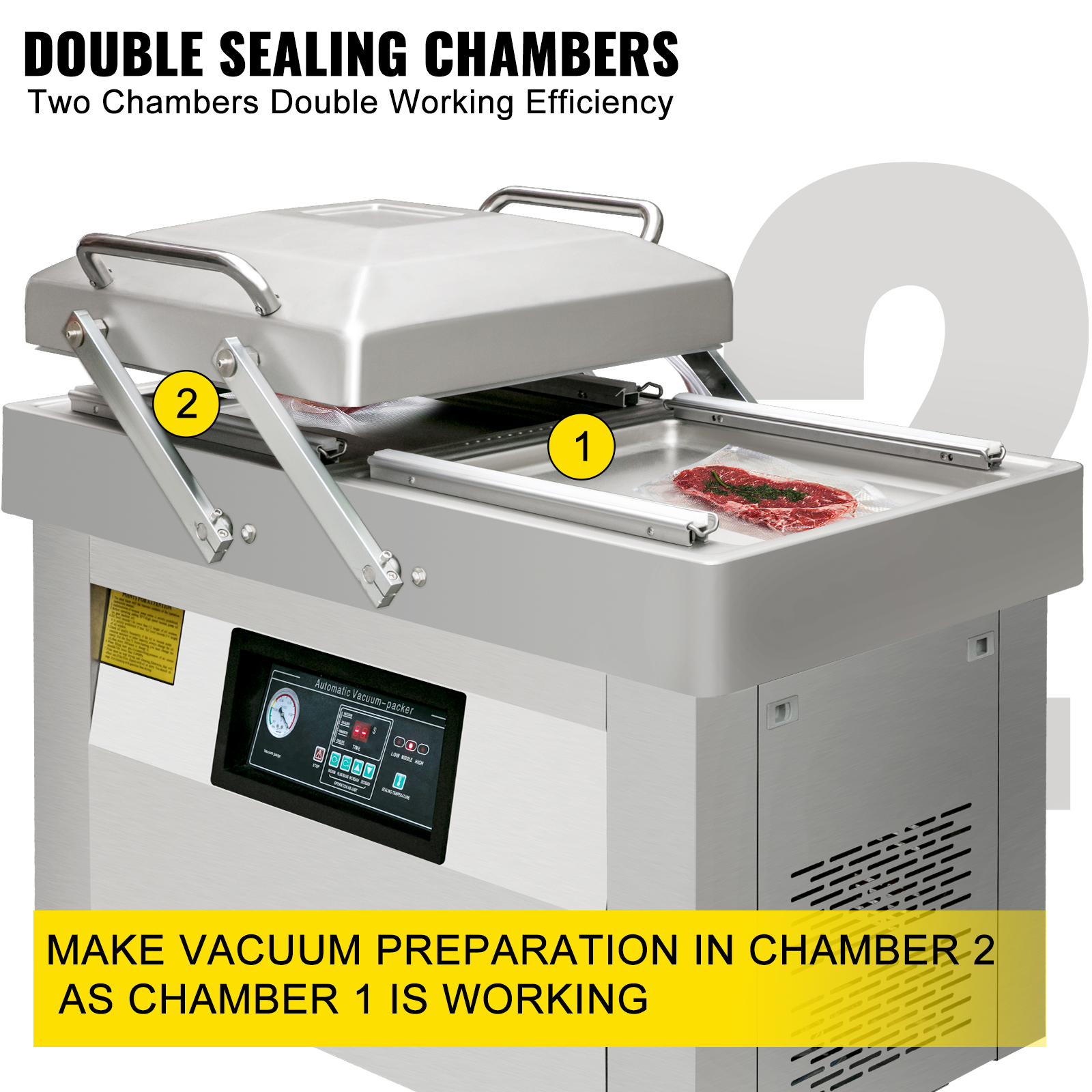 Shenzhou - Vacuum Sealer Double Chamber Vacuum Packaging Machine Filling&Packing Machine 10