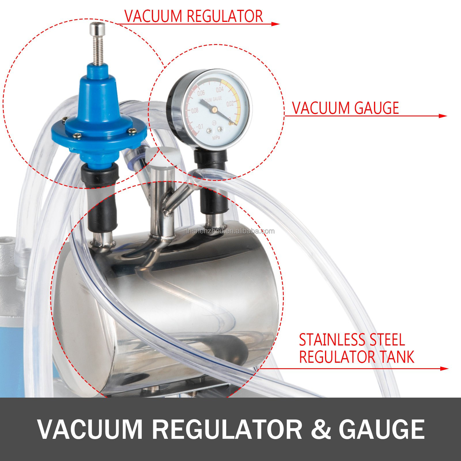 Shenzhou - Electric Milking Machine Milker Machine 5-8 Cows/h Double Handles Hot selling machine 14