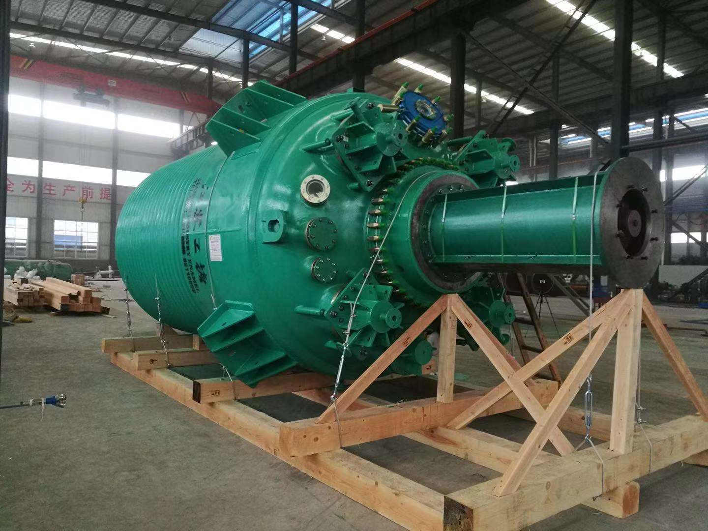 Shenzhou - 200 L jacketed reactor vessel with agitator electric heating up to 800 degree glass lined reactor tank Hot selling machine 7