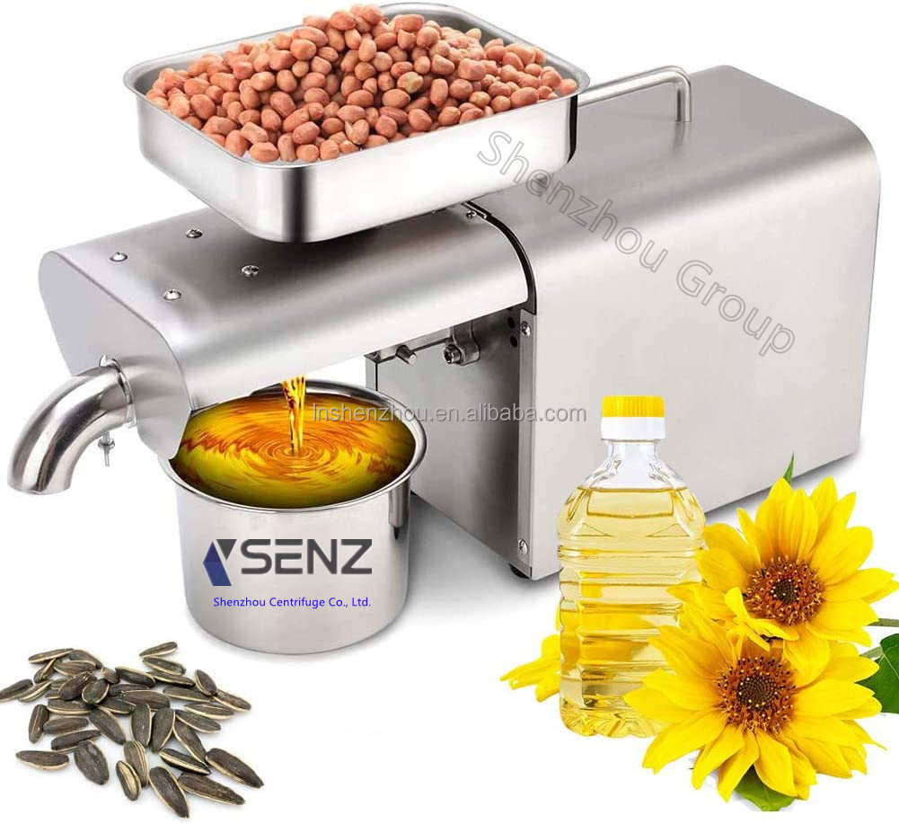 Shenzhou - Home mini portable peanut vegetable mango seed macadamia nut jackfruit seeds oil press Prices Oil Press Machine 9