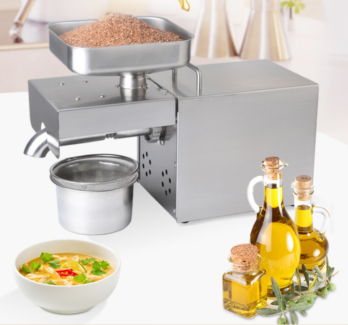 Shenzhou - Home mini portable peanut vegetable mango seed macadamia nut jackfruit seeds oil press Prices Oil Press Machine 12
