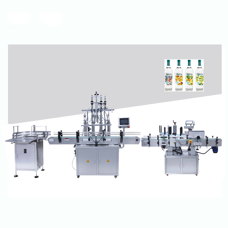 神州 - 全自動ピストンオリーブオイルジュースエッセンシャルオイル香水ワイン飲料液体ボトル缶充填ラインキャッピングマシン充填&包装機 7