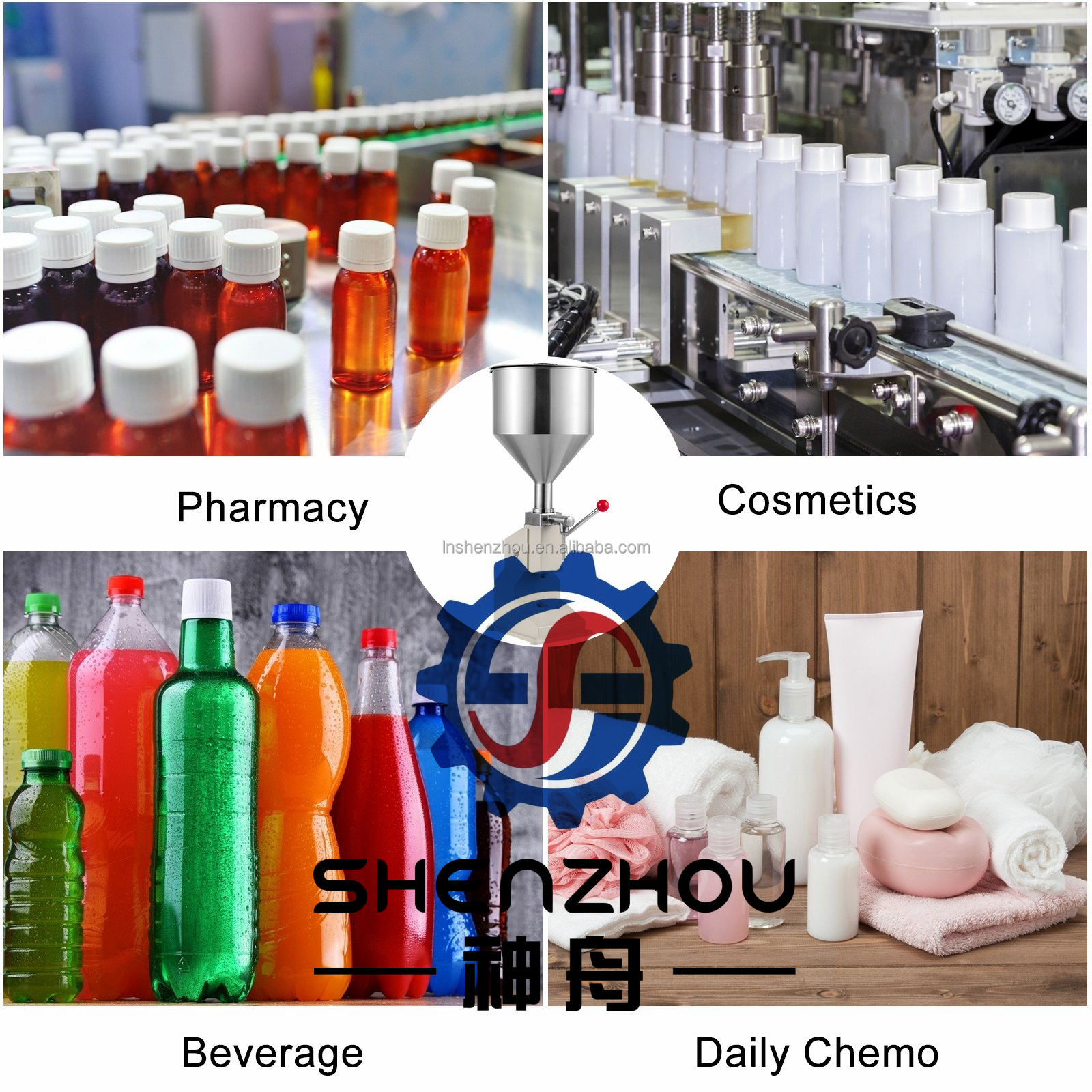 شنتشو - ماكينة تعبئة يدوية للسوائل، ماكينة تعبئة وتغليف قابلة للتعديل من 5 إلى 110 مل 13