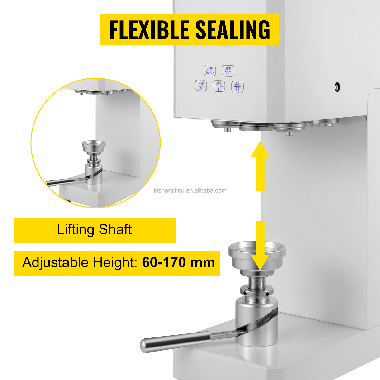 Shenzhou - Sertisseuse de boîtes de conserve semi-automatique pour canettes de cola de 56 mm 10