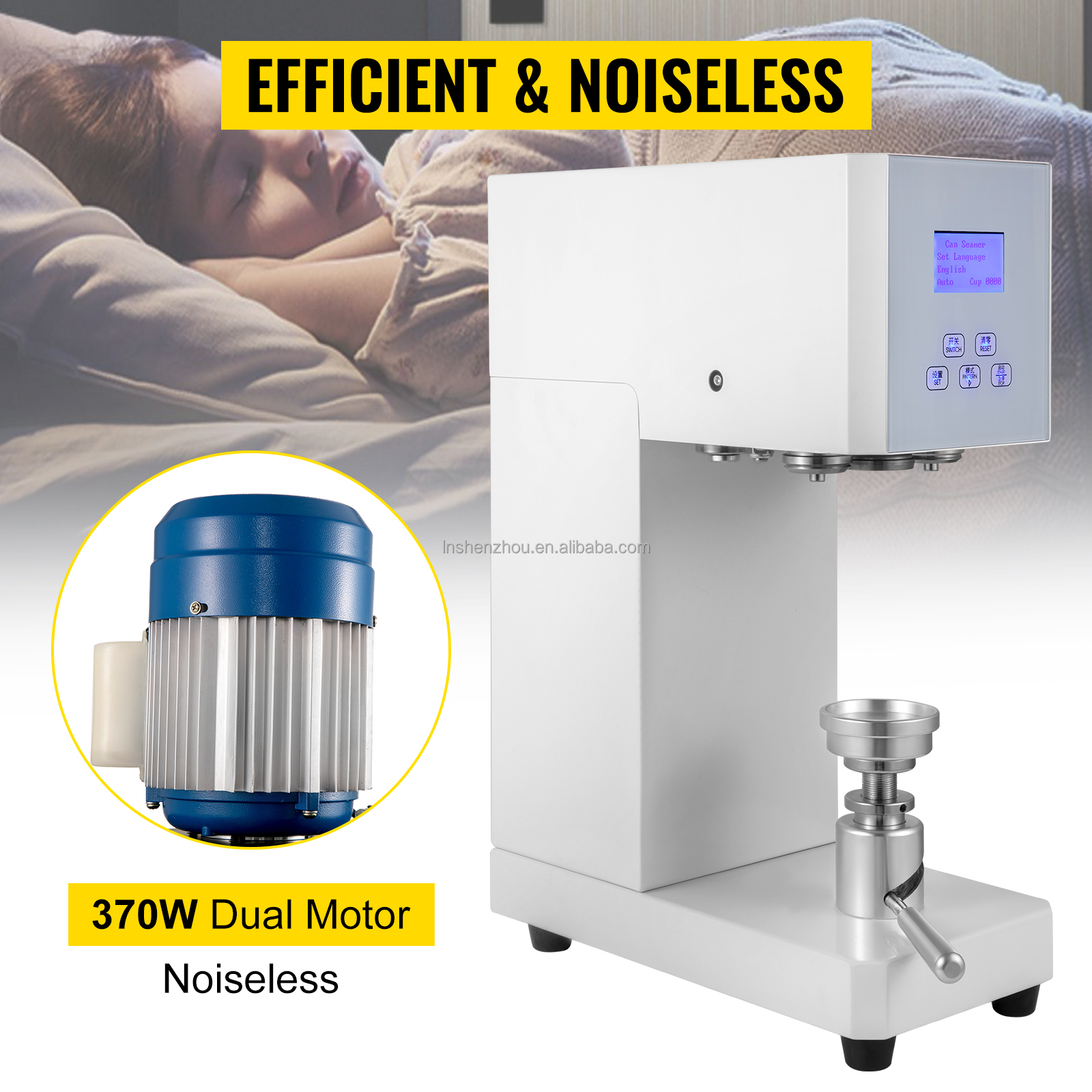 Shenzhou - Sertisseuse de boîtes de conserve semi-automatique pour canettes de cola de 56 mm 12