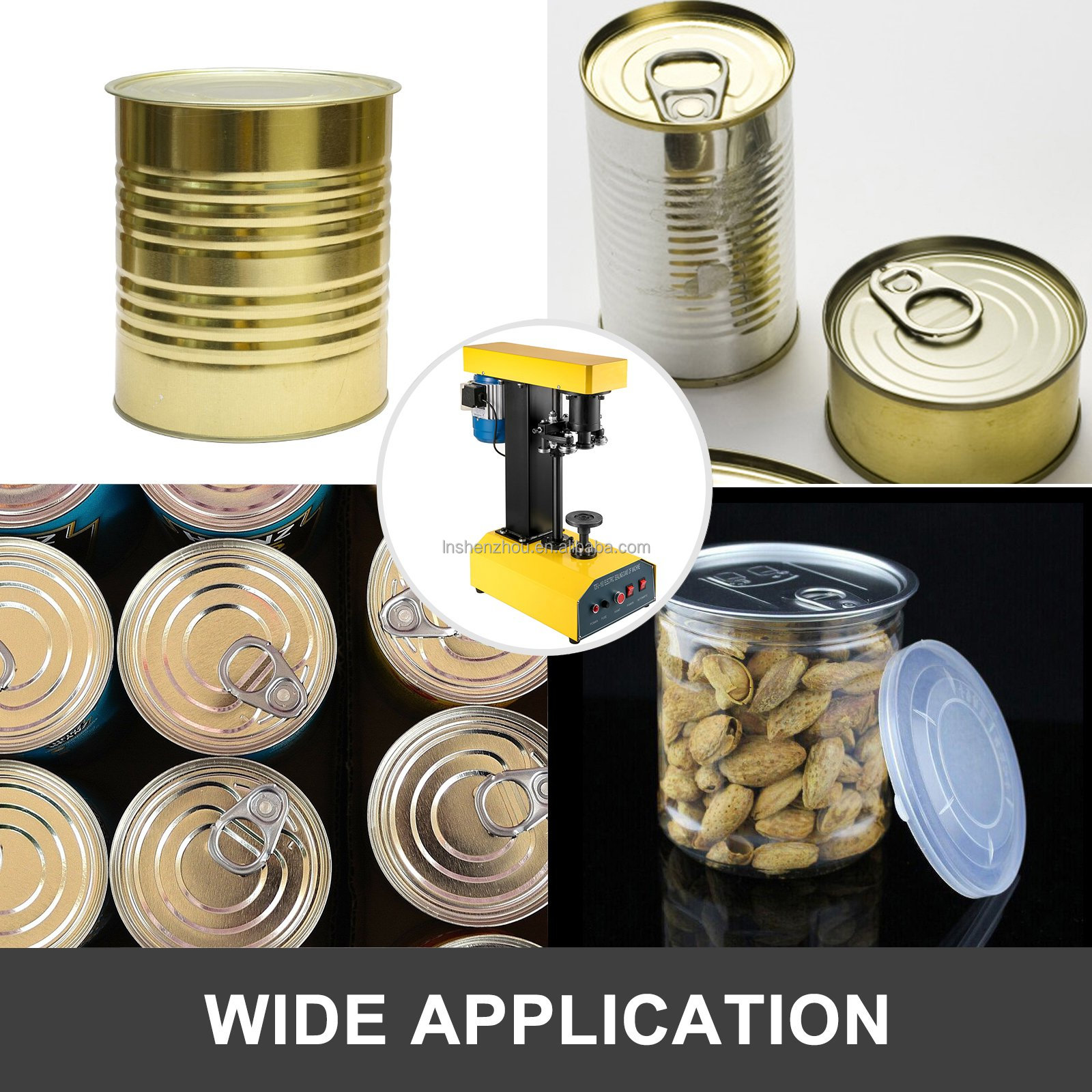 Shenzhou - Shenzhou Automatic cans sealing machine snacks dried fruit paper cans tin cans capping machine Filling&Packing Machine 10