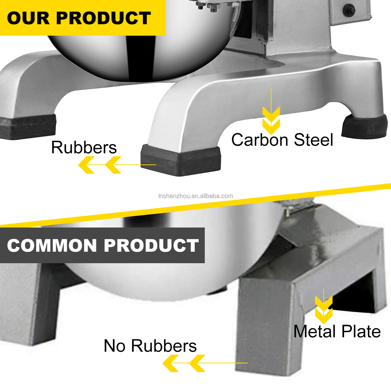 선저우 - 휴대용 전기 푸드 믹서, 다지기, 우유 거품기, 강력 블렌더, 커피 메이커, 주방 로봇, 상업용 건조 및 분쇄기 7