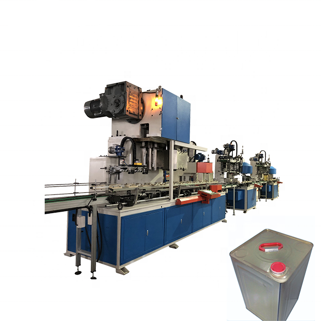 Shenzhou - Automatic Big Square Paint Can/ Oil Can Body Making Square Expanding Machine Filling&Packing Machine 7