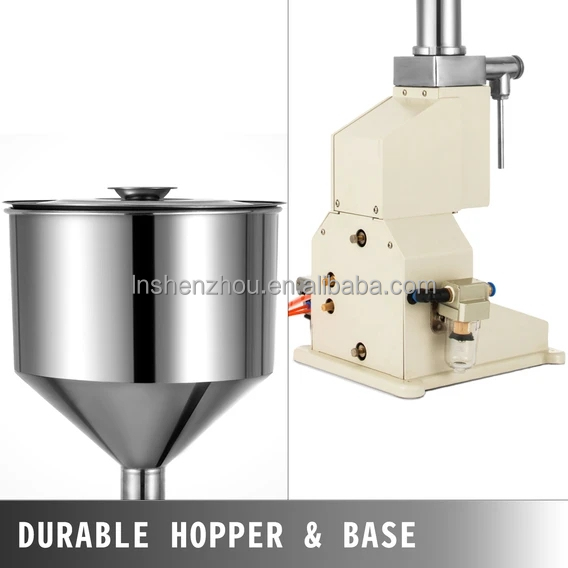 Shenzhou - Pneumatic small dose liquid paste pneumatic quantitativesmall scale toothpaste honey shampoo lotion 5-50ml filling machine Filling&Packing Machine 9