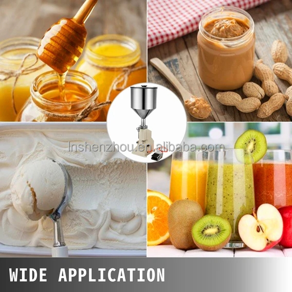 Shenzhou - Pneumatic small dose liquid paste pneumatic quantitativesmall scale toothpaste honey shampoo lotion 5-50ml filling machine Filling&Packing Machine 14