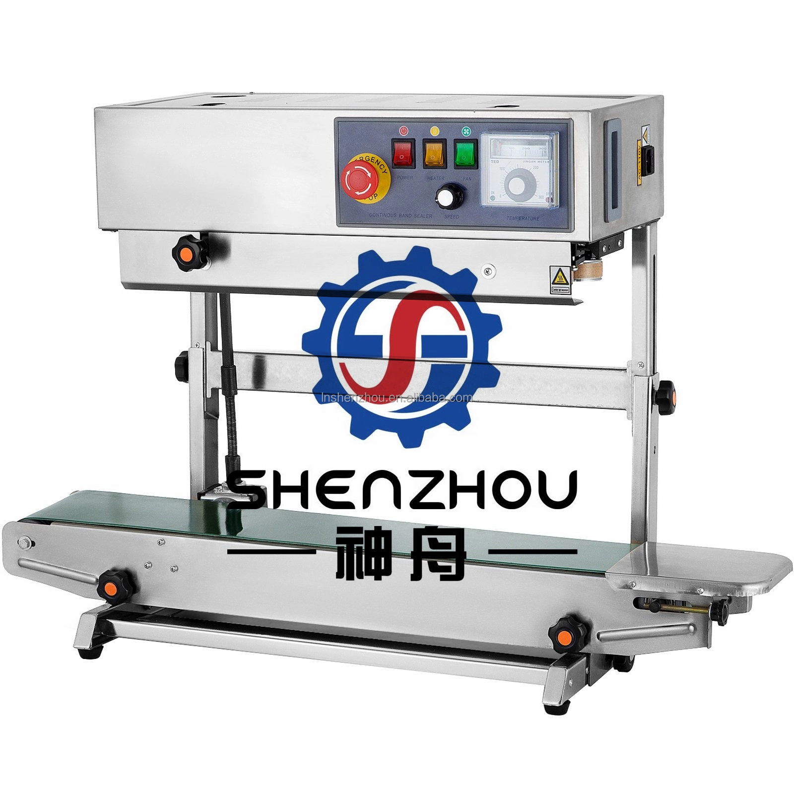 Shenzhou - Automatic Continuous Band Sealer Vertical Bag Sealing Machine Stainless Steel Filling&Packing Machine2 1