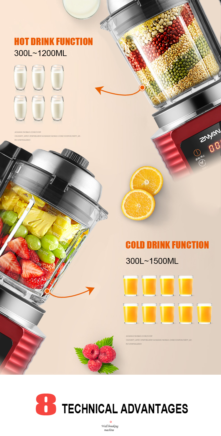 Shenzhou – Der ultimative Entsafter-Mixer für den professionellen Einsatz mit 2-Liter-Flaschen – Verkaufsschlager! 8