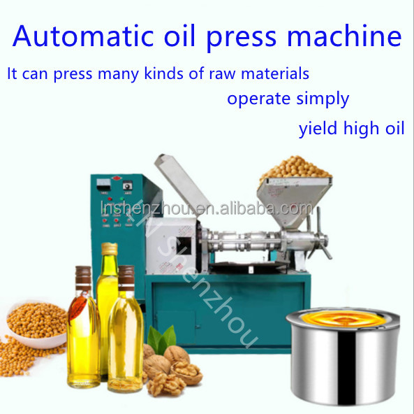 Shenzhou - Mustard/peanut oil press machine sunflower/soybean oil extraction expeller machine Oil Press Machine 8