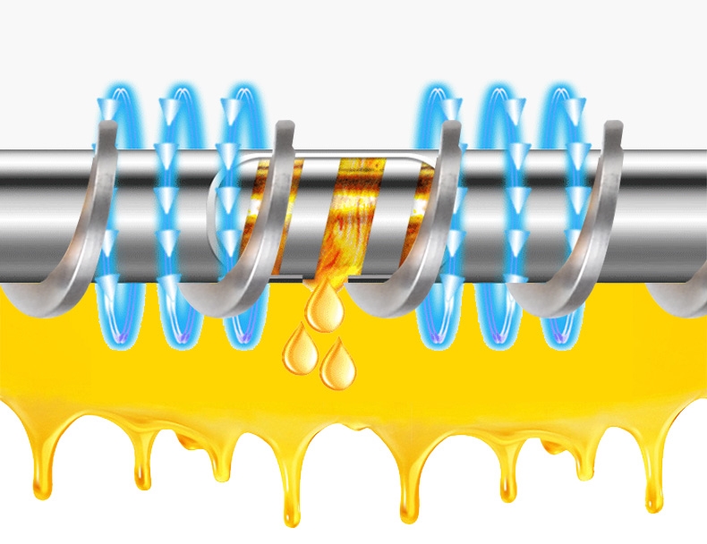 Shenzhou - Presse à huile X5S 220V / 110V, presse intelligente automatique, machine d'extraction à froid en acier inoxydable pour usage domestique et commercial 14