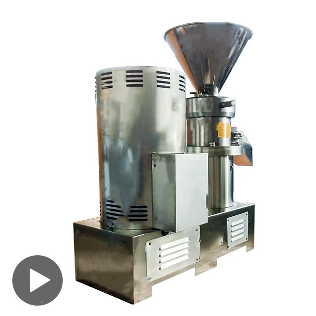 Shenzhou - Small Scale Commercial Bean Grinding Cocoa Butter Press Extract Colloid Mill Production Line Price Making Peanut Butter Machine Food Machine 1