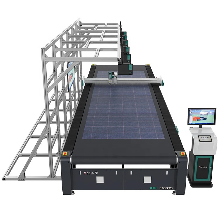 Shenzhou - china oscillatory cnc cutter machine carbon fiber surface felt cutting table Hot selling machine 1