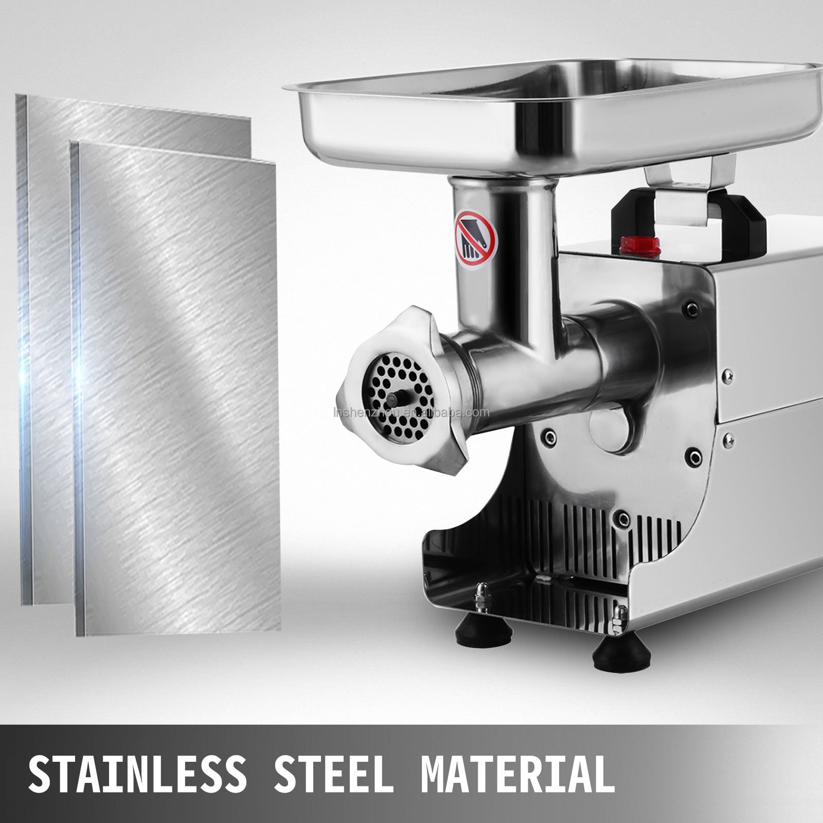 Shenzhou - Kitchen Heavy Duty Stainless Steel Electric Meat Grinder 75kg/h Filling&Packing Machine 7