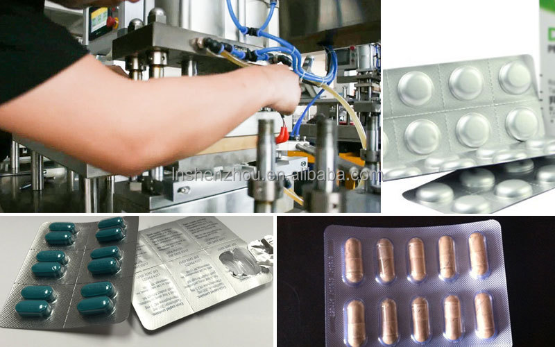 선저우 - 자동 문구/배터리/식품 종이 플라스틱 블리스터 성형 포장기 및 충전 포장기 9