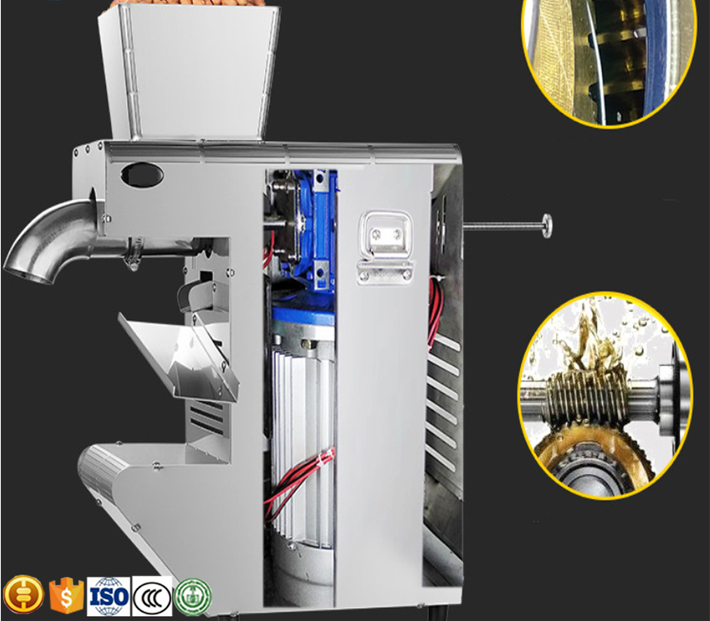 Shenzhou - Energy Saving Popular Profession Oil Maker Machine oil press for home use kitchen use oil pressing machine Oil Press Machine 7