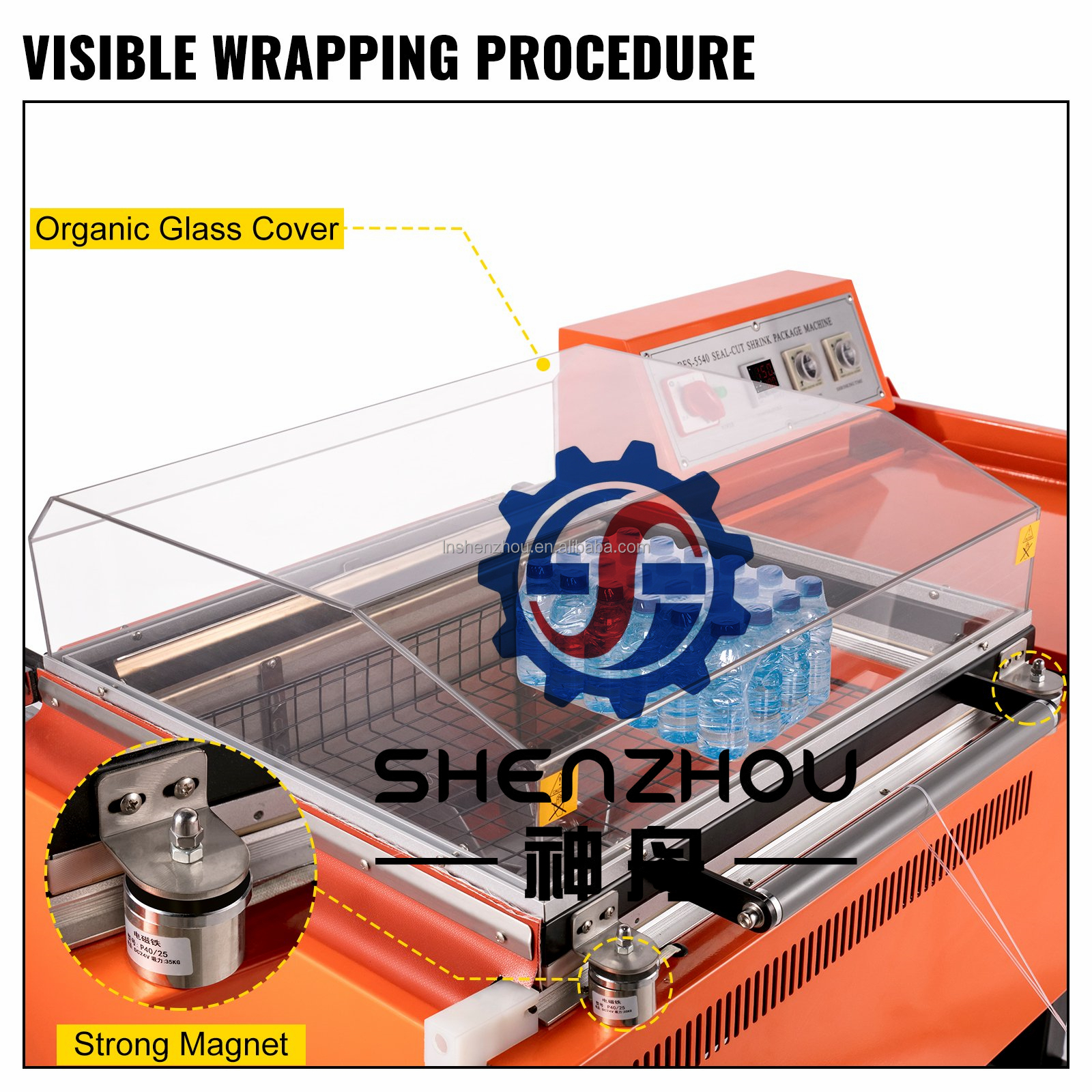 Shenzhou - Food Shrink Wrap Machine shrink wrapping machine small manual shrink wrap machine Filling&Packing Machine 15