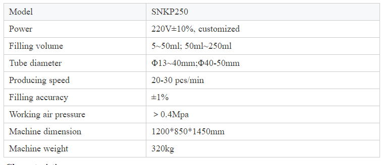 Shenzhou - Vollautomatische, wirtschaftliche Abfüll- und Verschließmaschine für weiche Kunststofftuben zur Abfüllung und Verpackung von Cremes 8