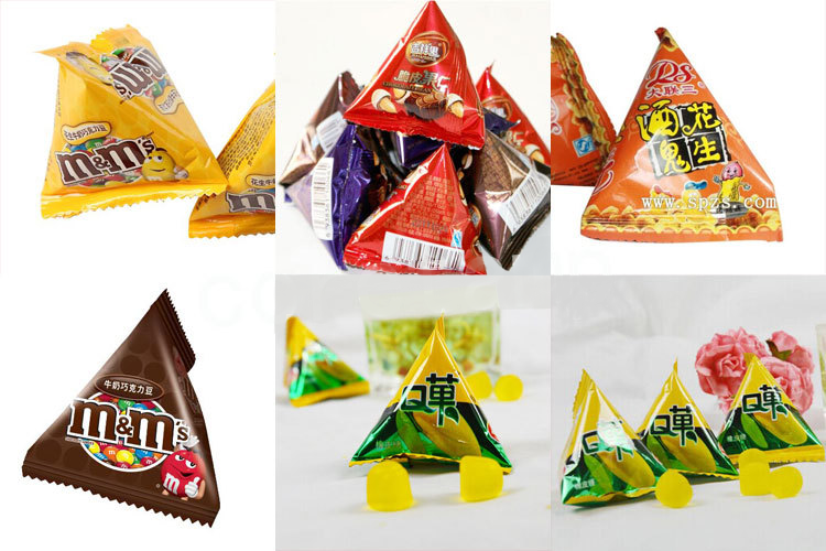 Shenzhou - Machine d'emballage automatique de sachets triangulaires KZ-120K - Machine de remplissage et d'emballage 4