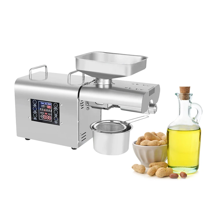 Shenzhou - Intelligent stainless steel olive mini small oil press machine Oil Press Machine1 1
